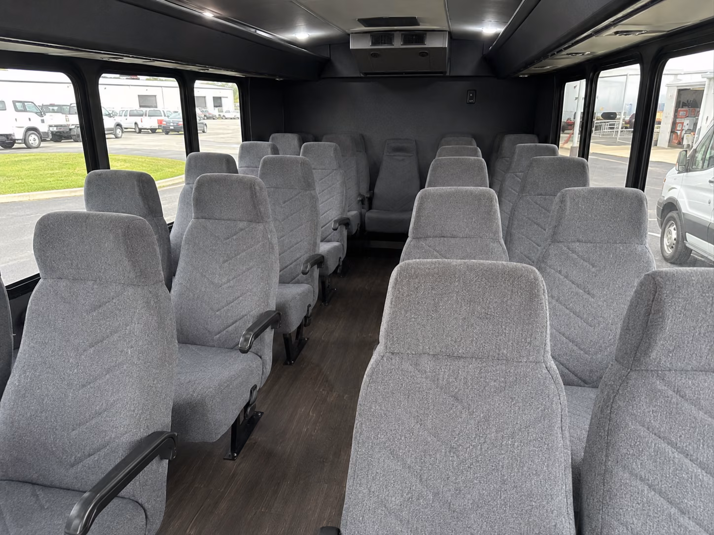 pompano beach 18 passenger minibus interior