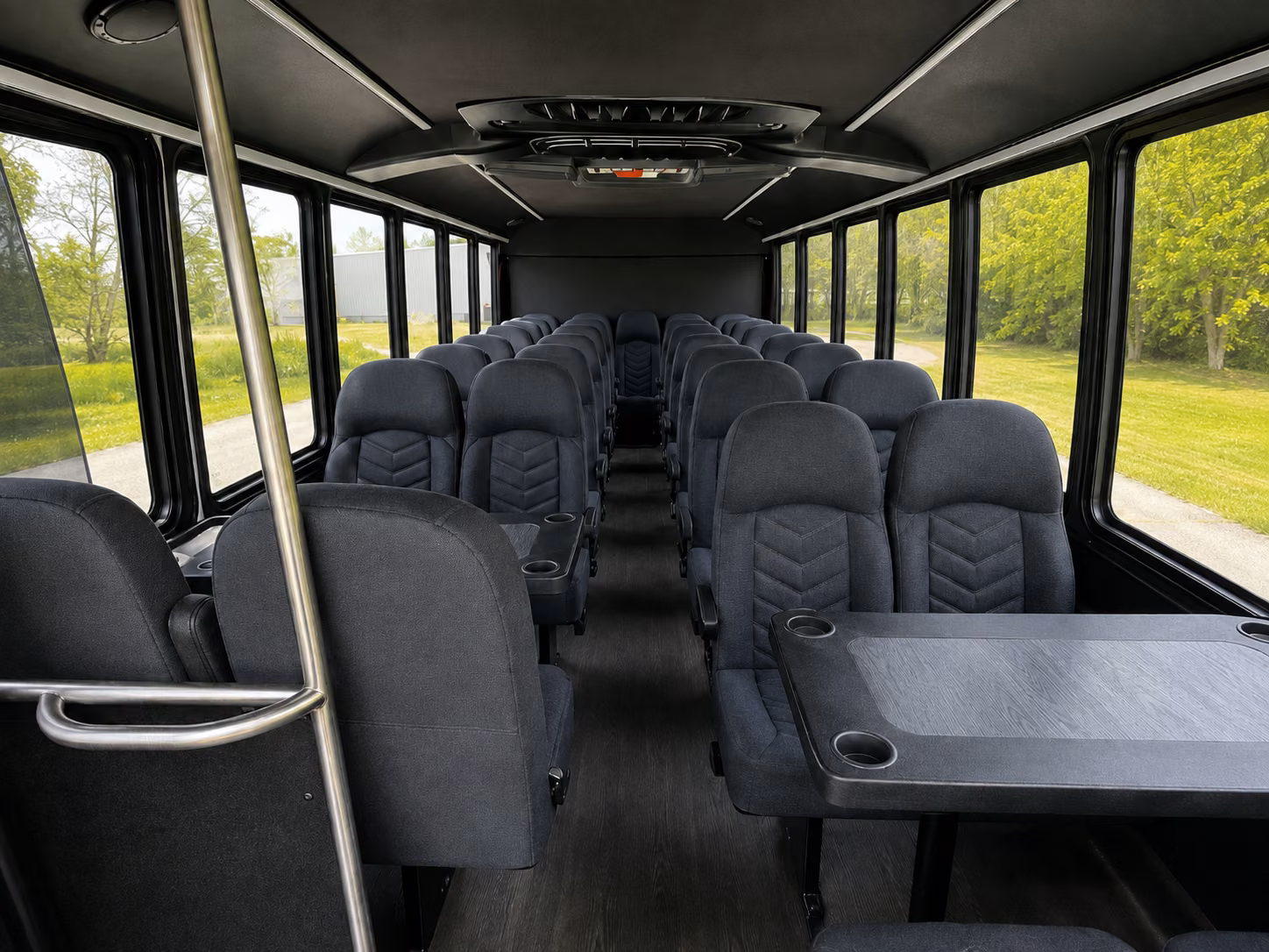 pompano beach 20 passenger minibus inside