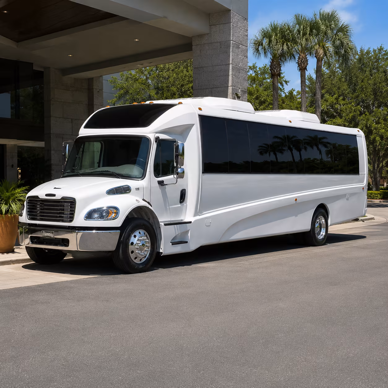 pompano beach 25 passenger minibus