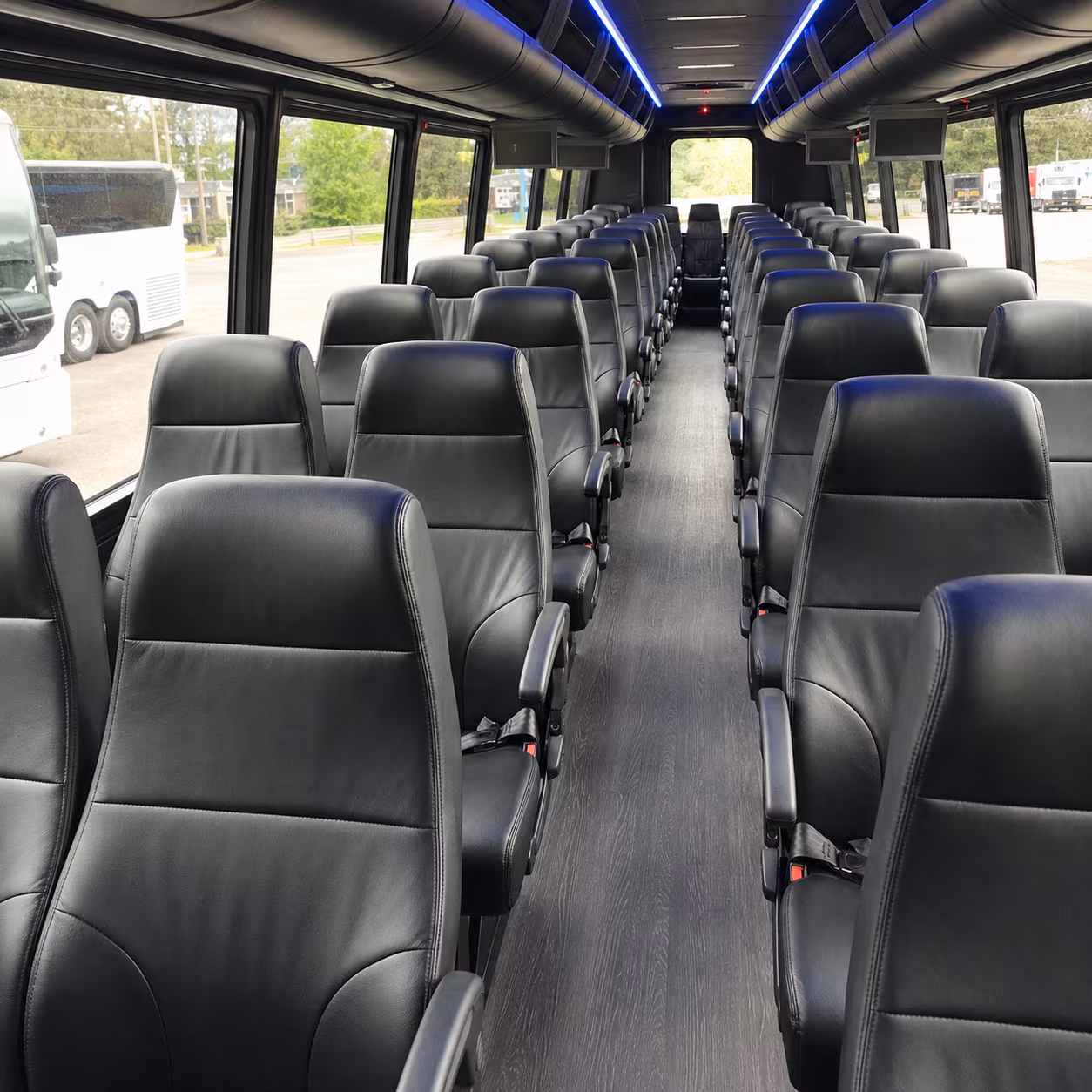 pompano beach 30 passenger minibus inside