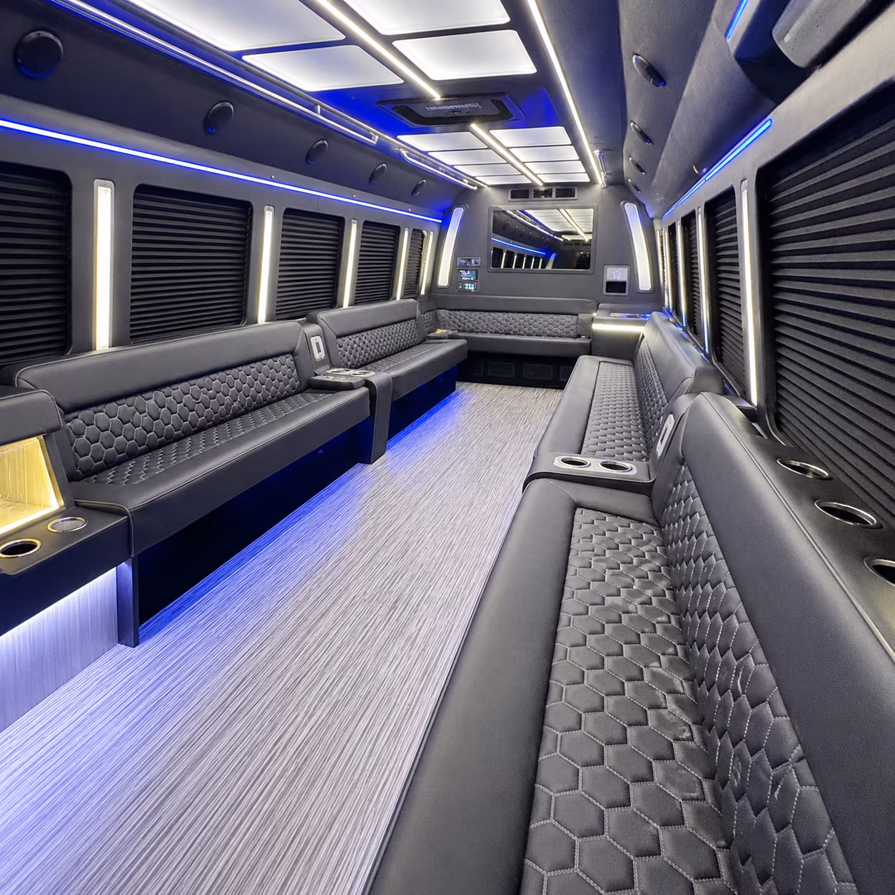 pompano beach party bus inside