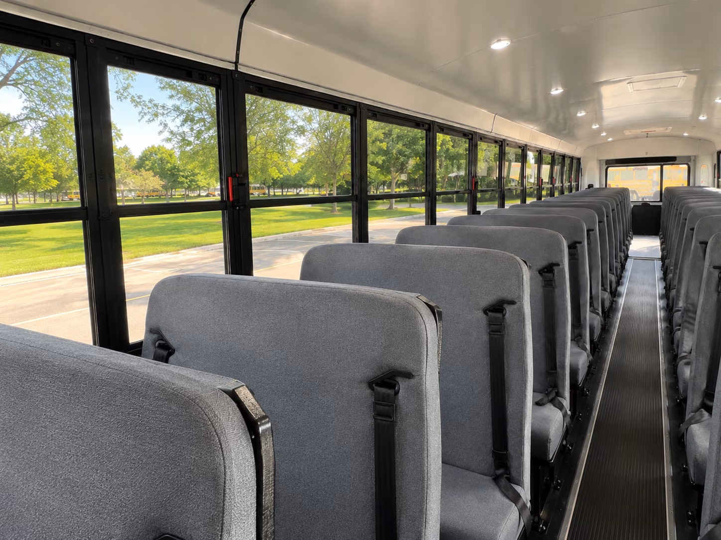 pompano beach school bus interior