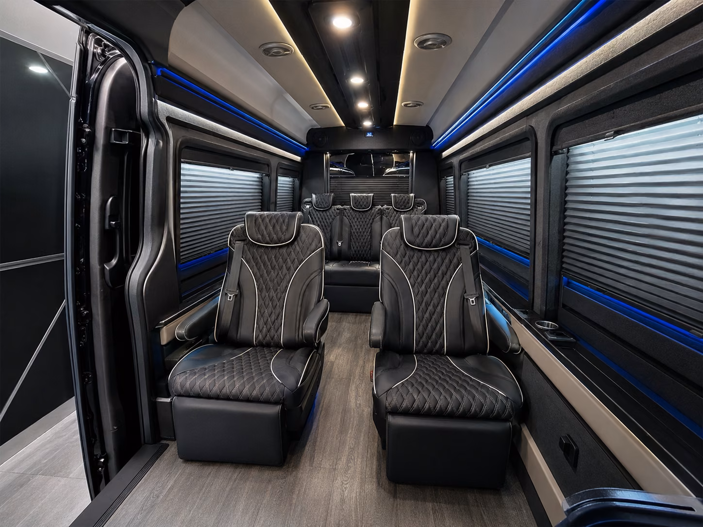 pompano beach sprinter van with driver interior
